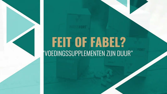 Feit of fabel: voedingssupplementen zijn duur