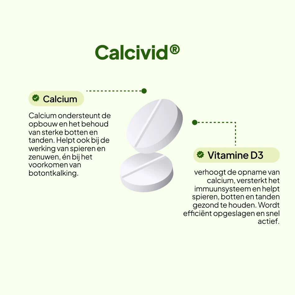 Calcivid Chew Tabs 8-maanden kuur